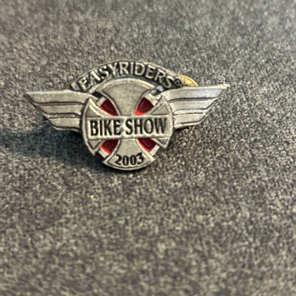 Vintage Easyriders BIKE SHOW TOUR 2003 VEST HAT PIN